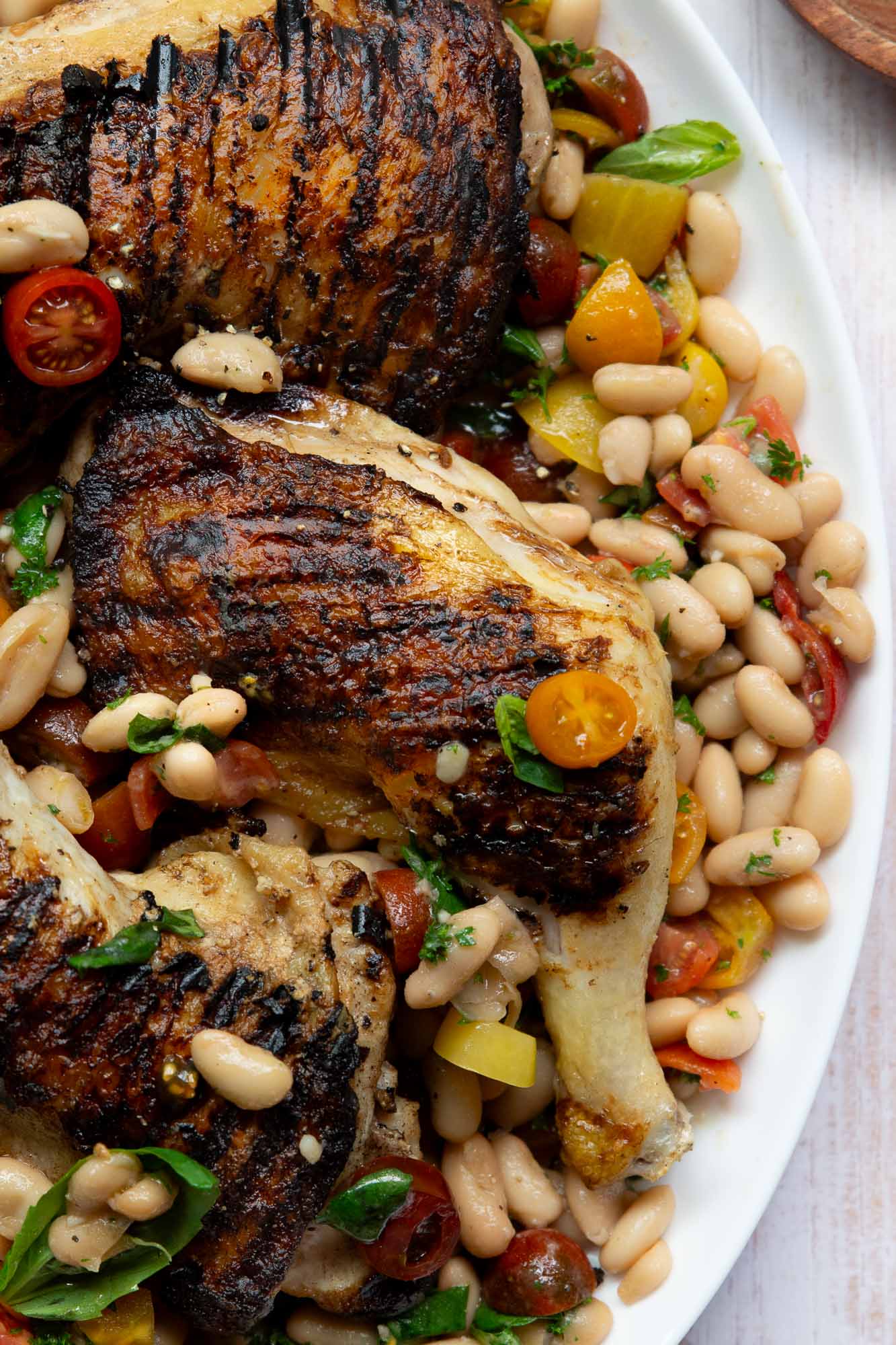 Grilled Chicken Leg Quarters