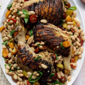 Grilled Chicken Leg Quarters