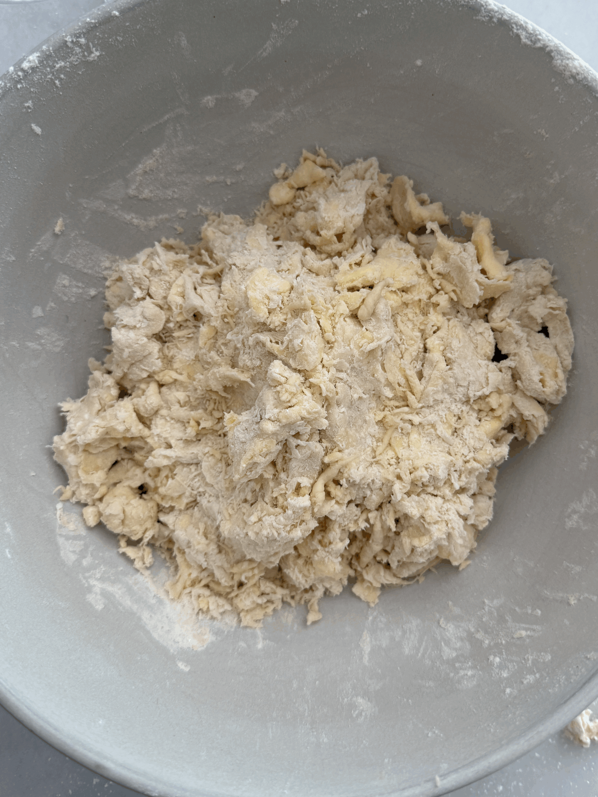 after the water is added