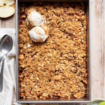 spiced apple crisp